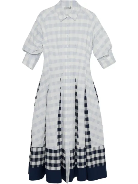 Simkhai checked midi dress