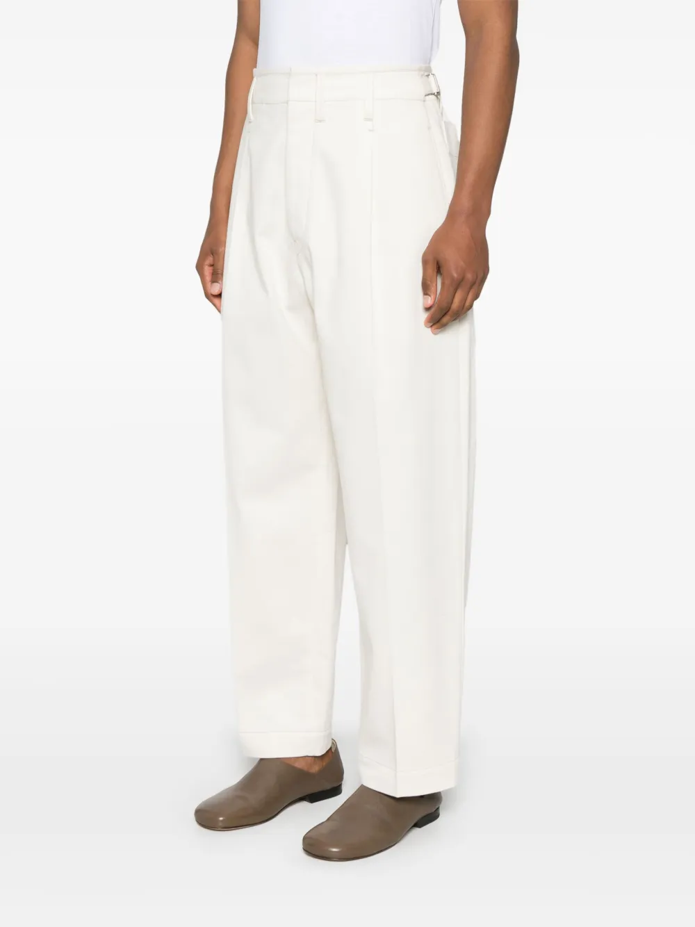 LEMAIRE Geplooide broek Wit