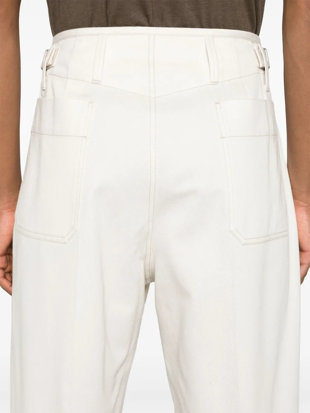 LEMAIRE Geplooide broek Wit