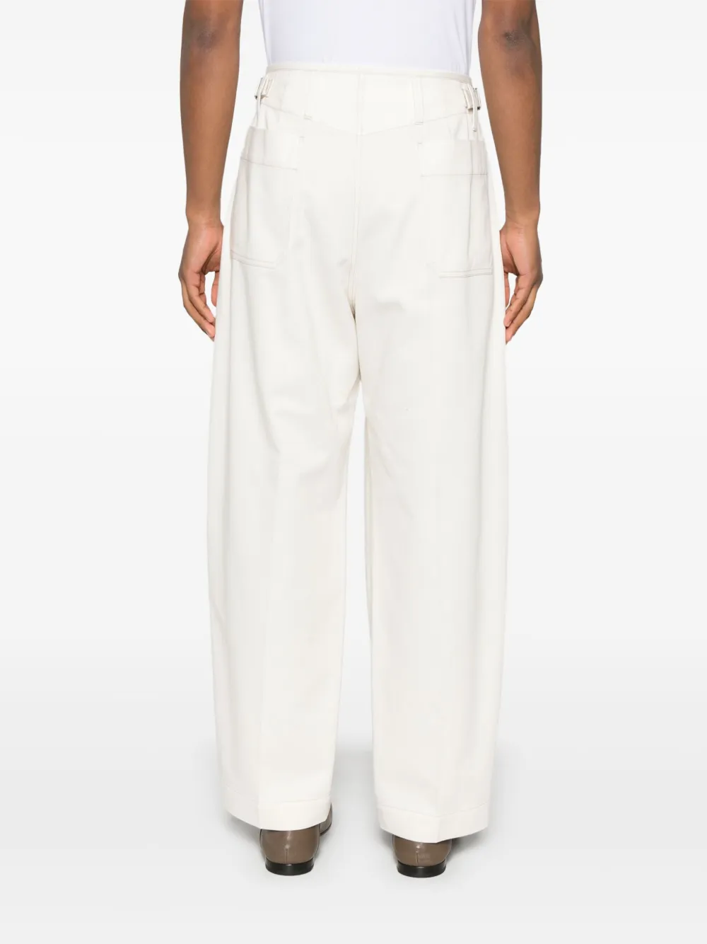 LEMAIRE Geplooide broek Wit