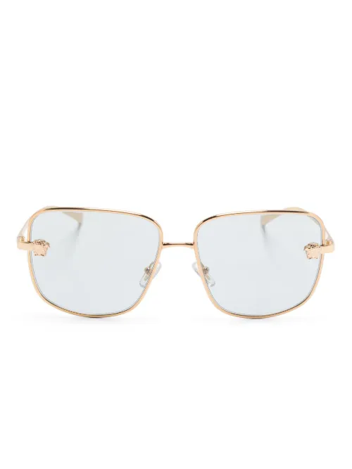 Lunettes de soleil à monture carrée - Versace Eyewear - Modalova