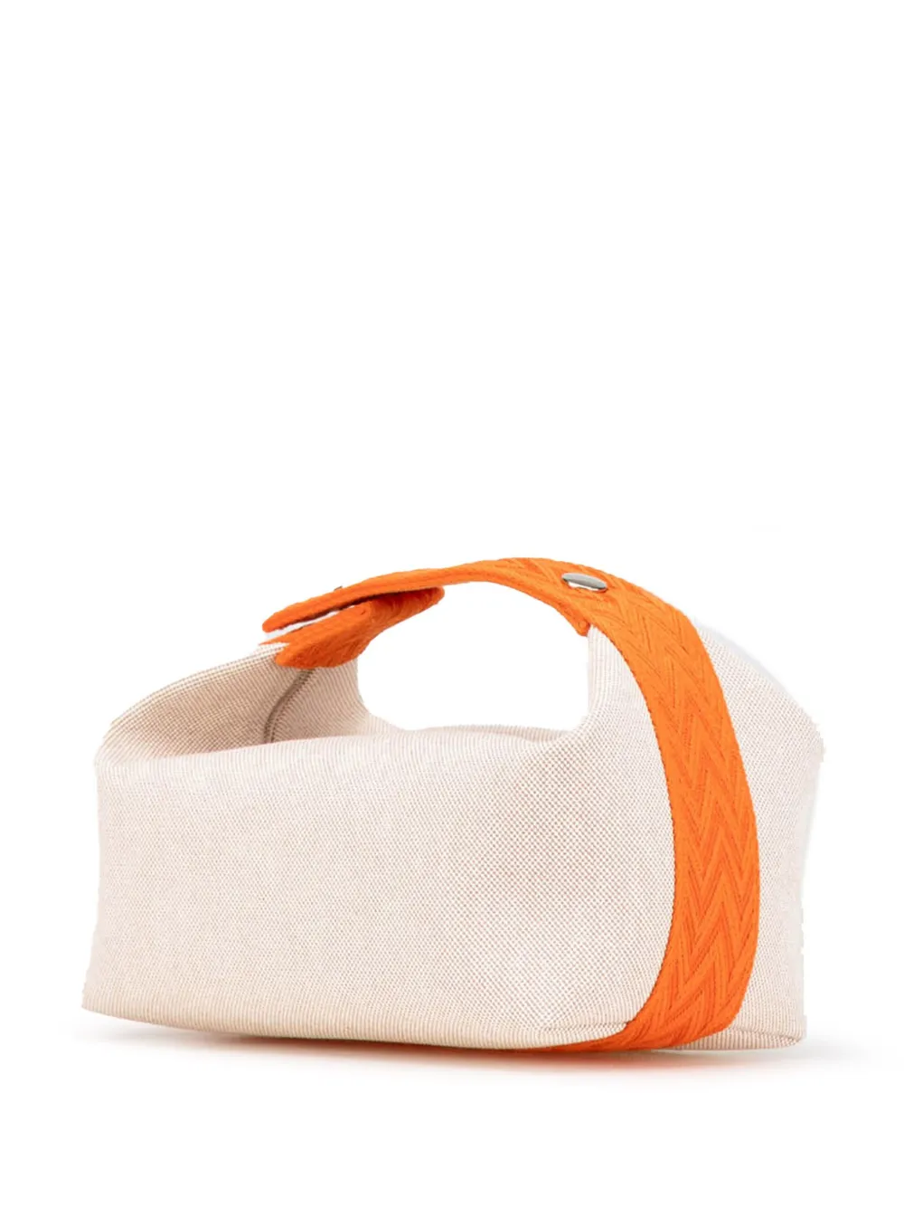 Hermès Pre-Owned 2020-2024 kleine Toile Bride A Brac toilettas - BROWN