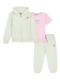 New Balance Kids logo-print tracksuit (set of three) - Green