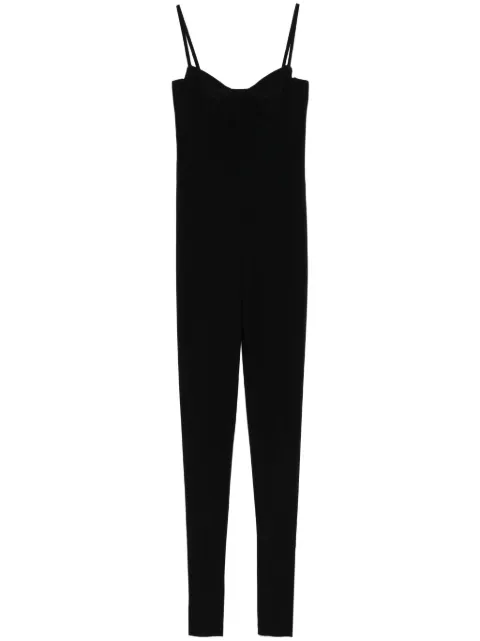 Norma Kamali jumpsuit con escote corazón