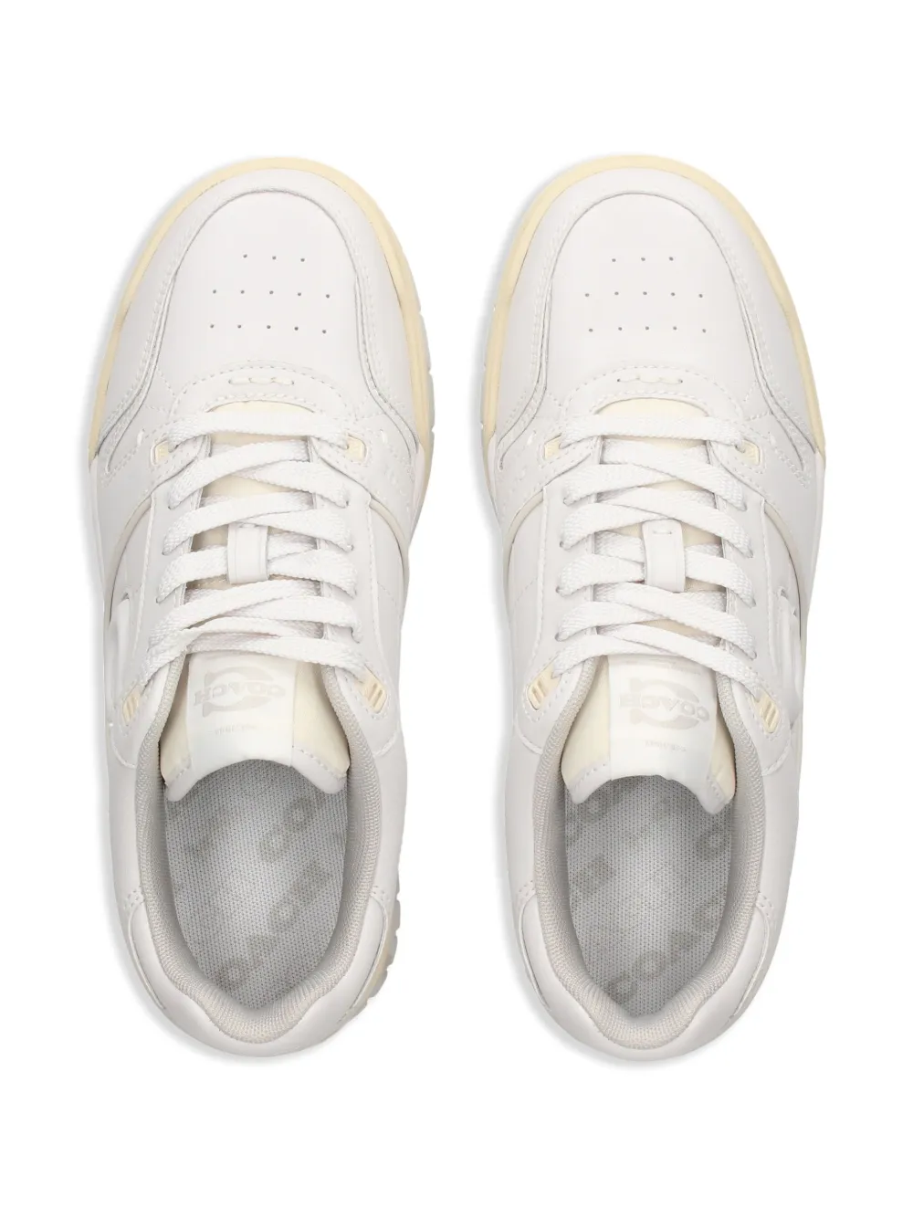 Coach leather sneakers White