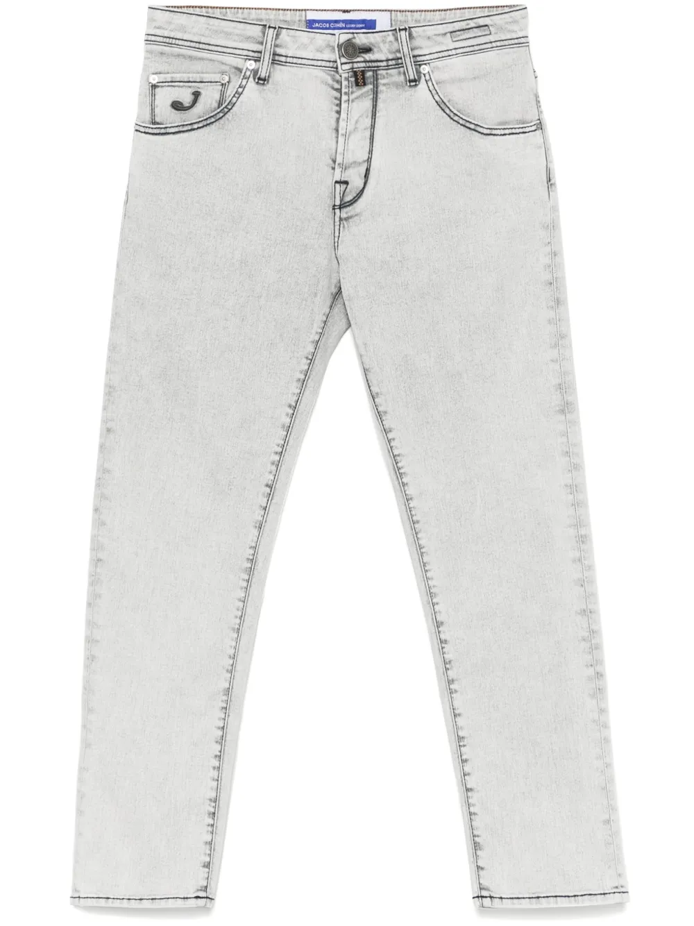 Jacob Cohën logo-embroidered jeans