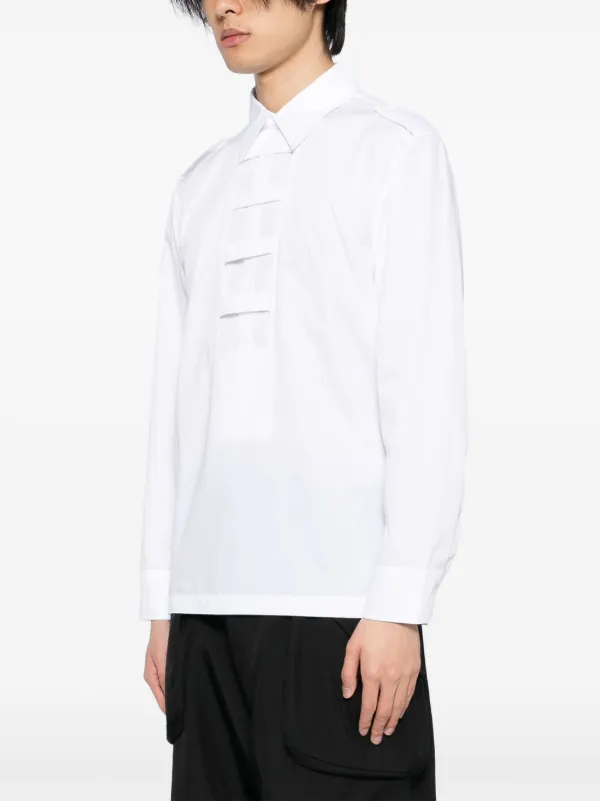 Olly Shinder Tie Cage Shirt | White | FARFETCH GE