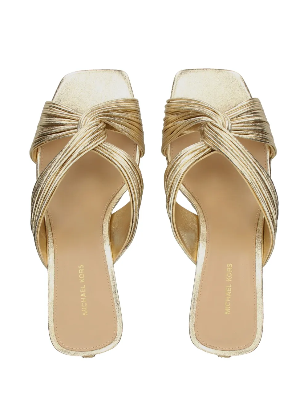 Michael Kors 76mm Alessia pumps Gold