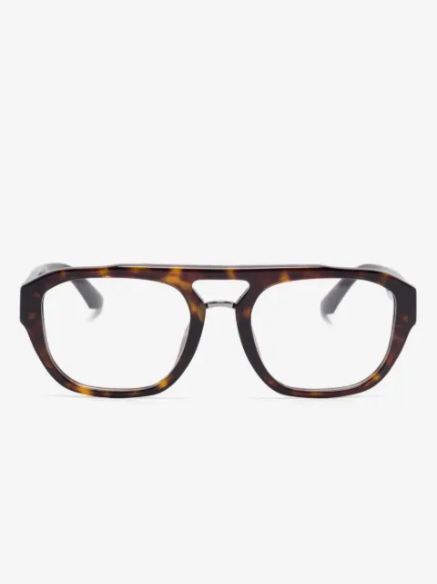 Dolce & Gabbana Eyewear lunettes de vue à plaque logo
