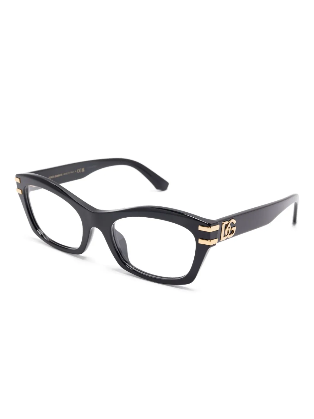 Dolce & Gabbana Eyewear Bril met logoplakkaat Zwart