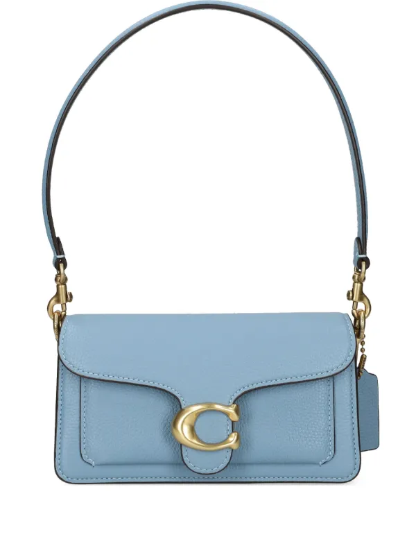 Baby Blue Coach Blue And White Purse Classic Coach Blue And White