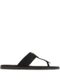 TOM FORD logo-plaque slides - Black