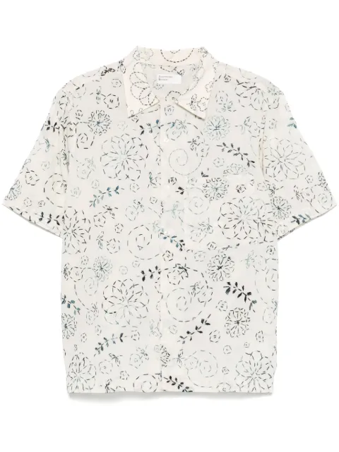 Universal Works camisa con bordado