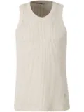 Wales Bonner jersey tank top - White