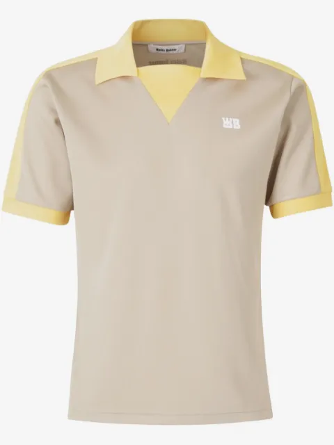 Wales Bonner embroidered-logo polo shirt
