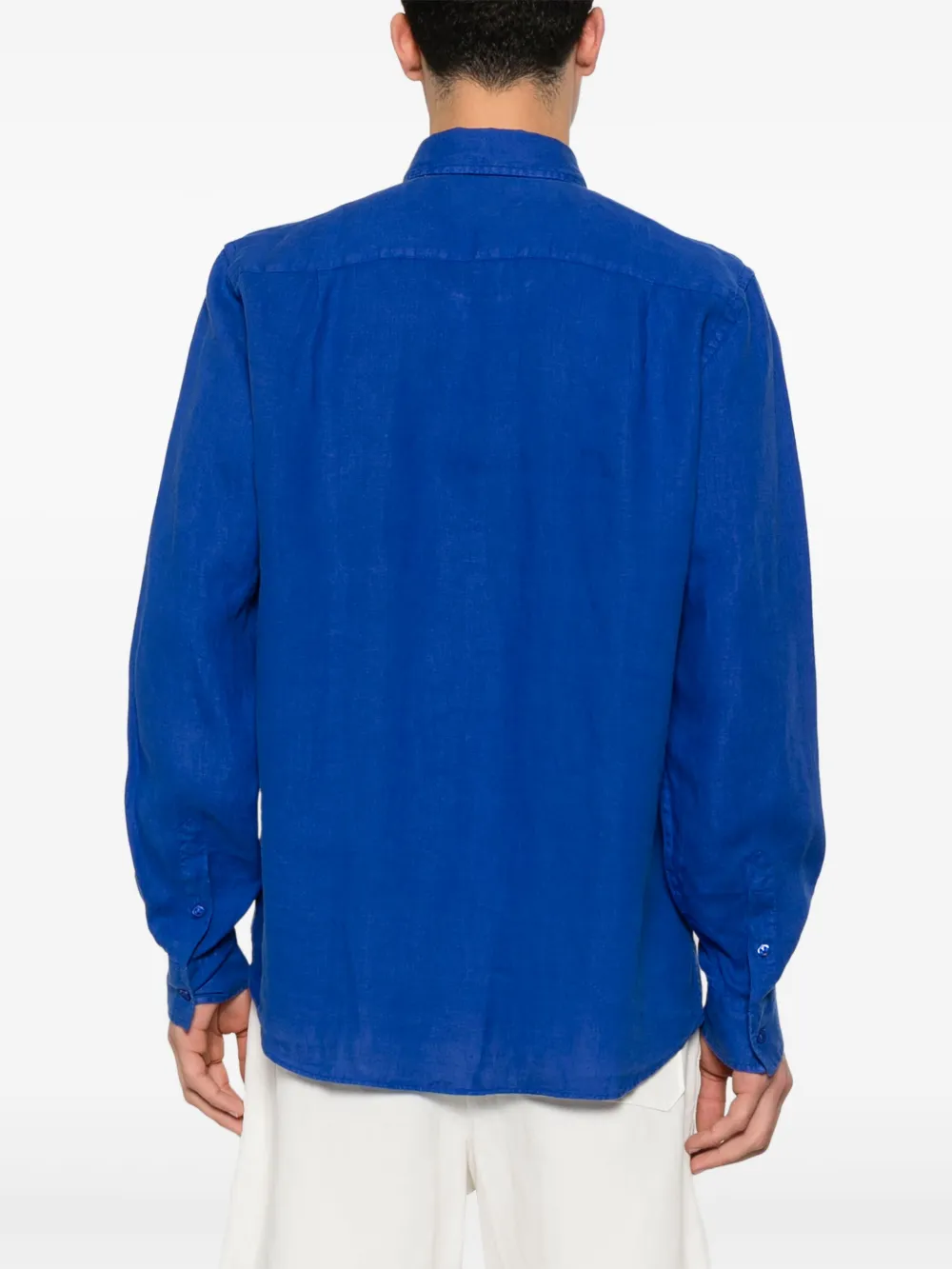 Vilebrequin Caroubis overhemd Blauw