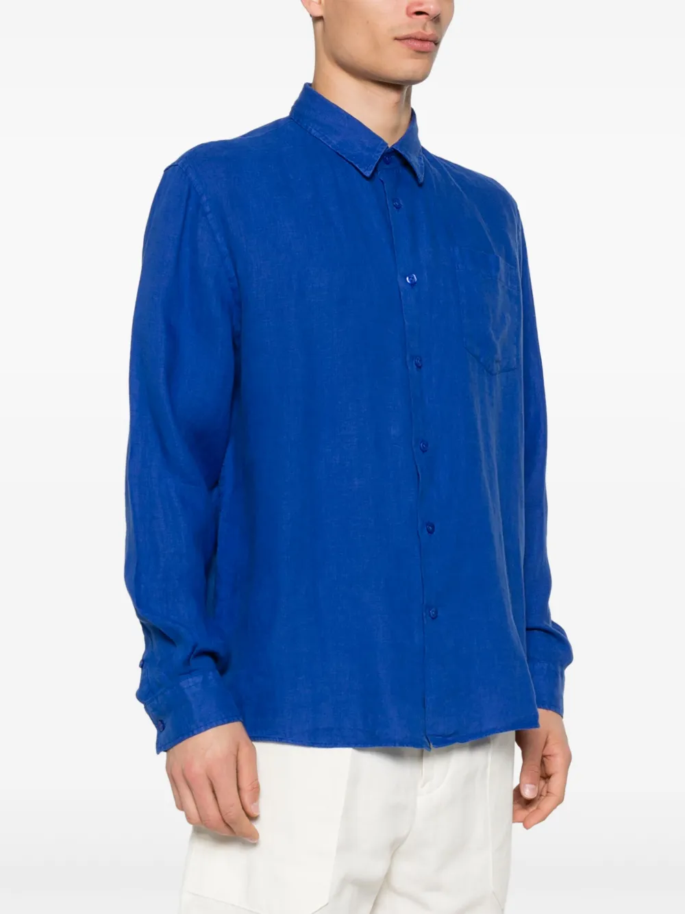 Vilebrequin Caroubis overhemd Blauw