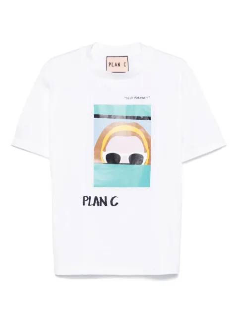 Plan C Self Portrait-print T-shirt