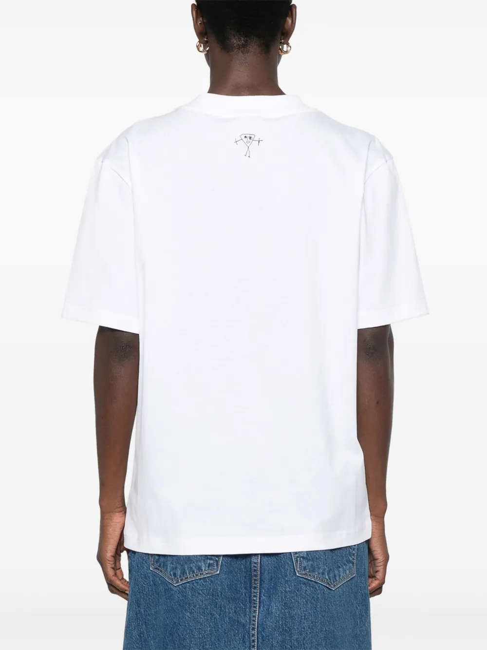 Plan C Self Portrait T-shirt met print Wit