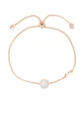 Michael Kors Pavé halo slider bracelet - Gold