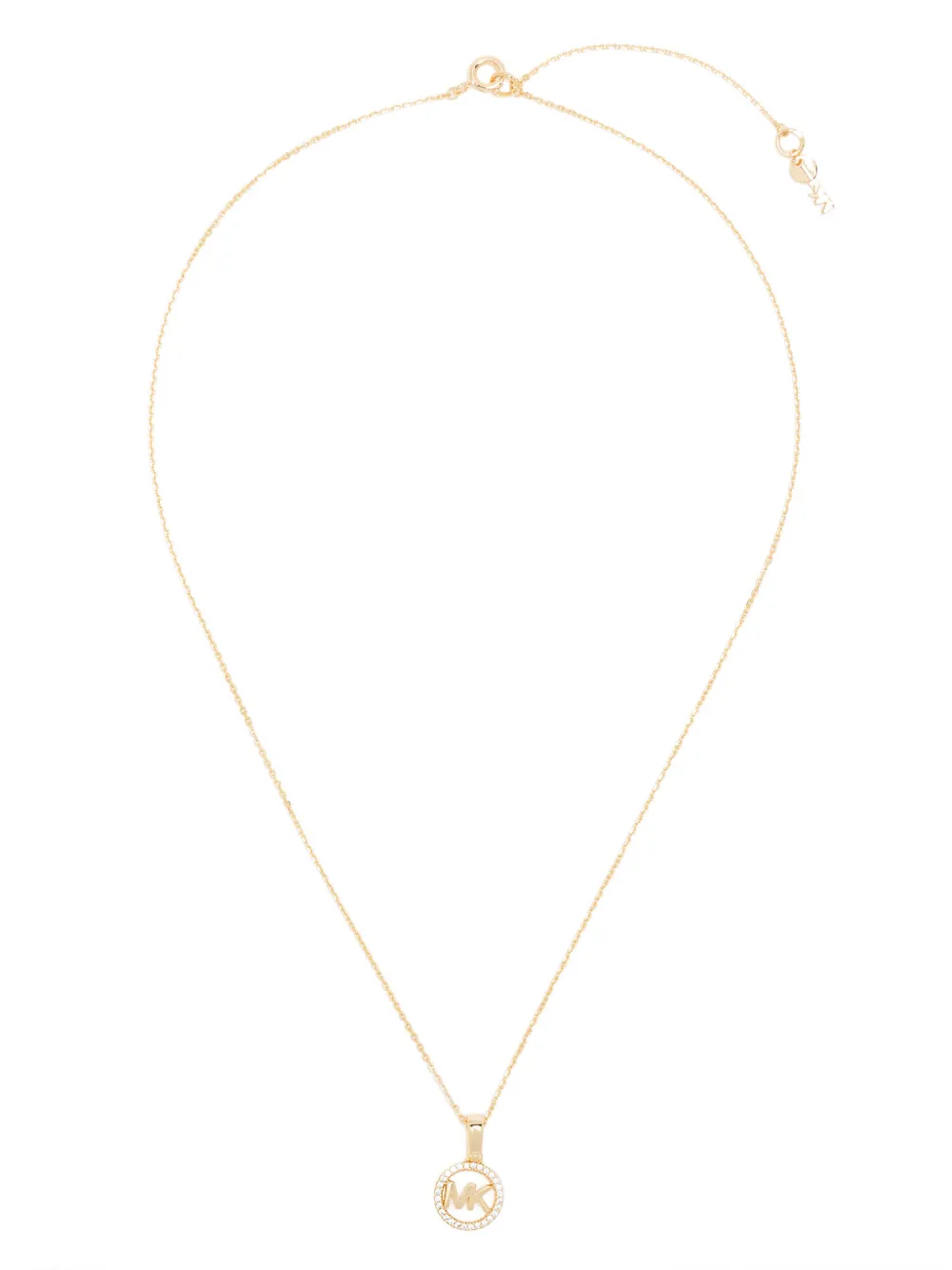 Michael Kors ロゴチャーム ネックレス - ゴールドトーン Michael Kors ロゴチャーム ネックレス - ゴールドトーン