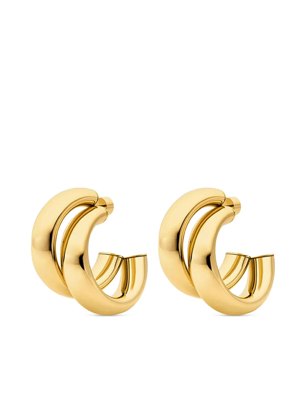 Michael Kors Orecchini a doppio cerchio - Oro