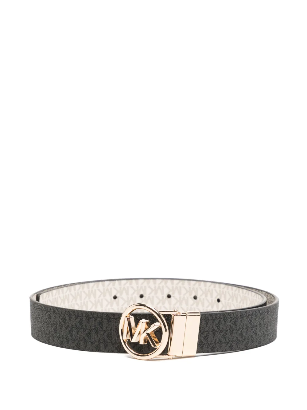 all-over logo print belt