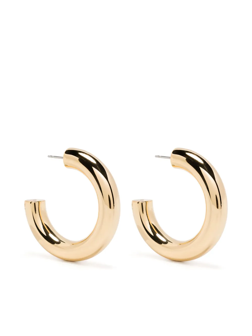 Michael Kors チャンキー フープピアス - ゴールドトーン Michael Kors チャンキー フープピアス - ゴールドトーン