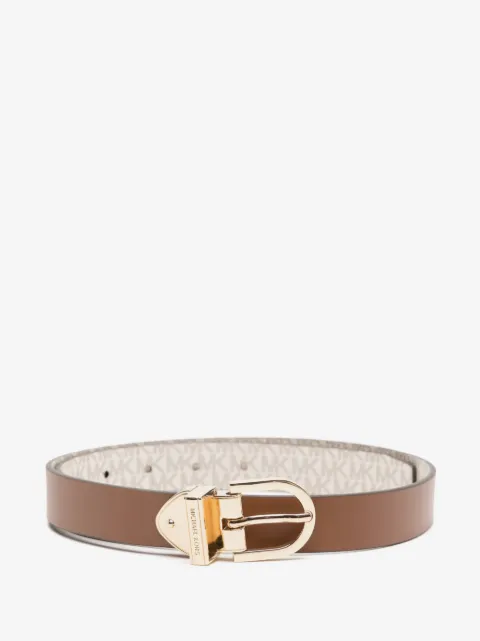 Michael Kors embossed logo belt