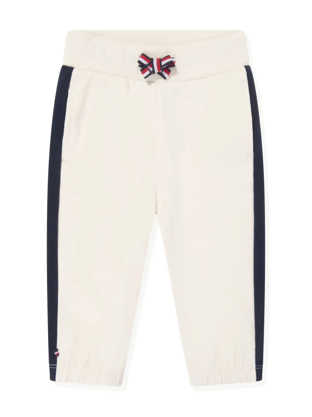 Tommy Hilfiger Junior Trainingspak met gestreept detail Beige