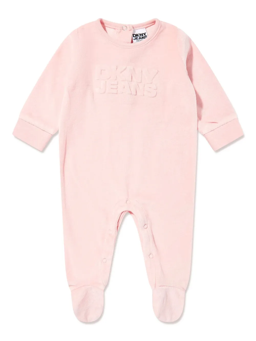 Dkny Kids Pyjama met logo-reliëf Roze