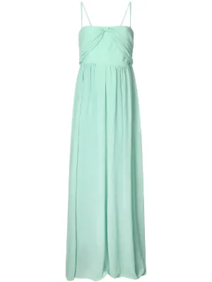 D.Exterior Satin Gown | Green | FARFETCH GE