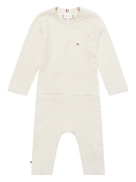Tommy Hilfiger Junior cable-knit coverall gift box