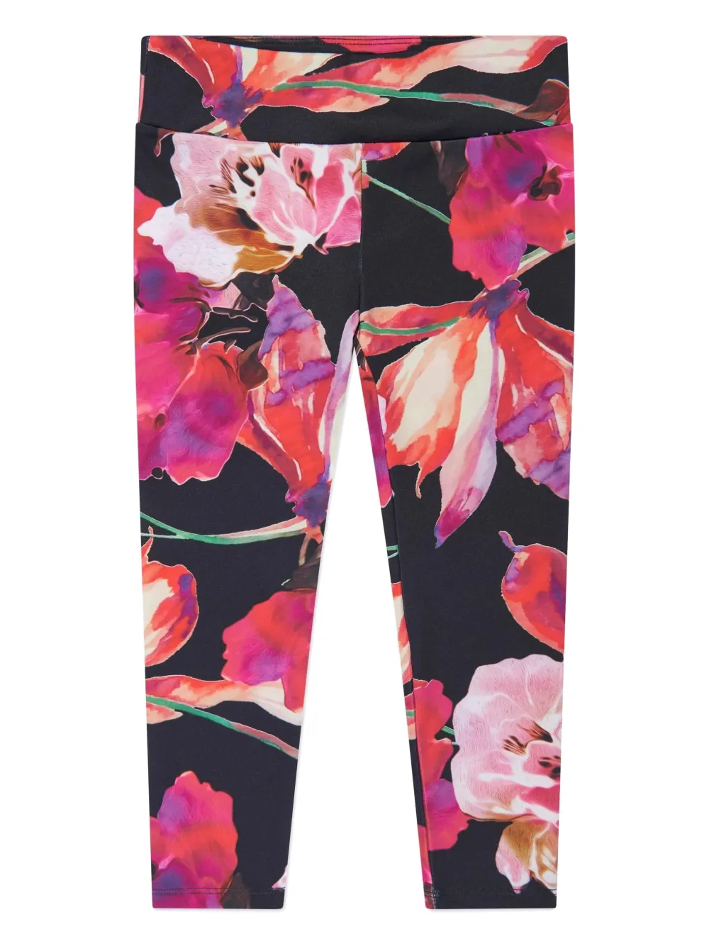Guess kids Legging met bloe print Roze