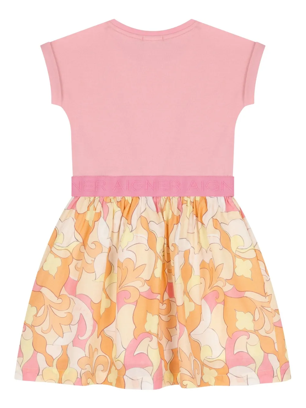AIGNER LOGO-PRINT DRESS 