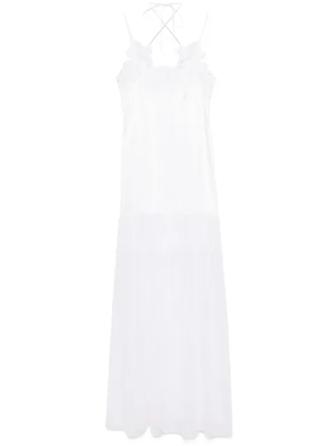 Alberta Ferretti lace-trimmed gown