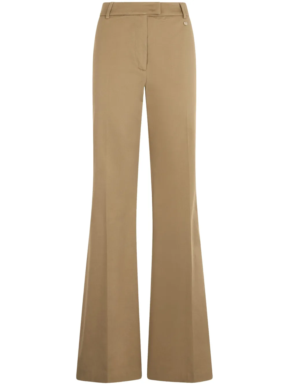 LIU JO High waist flared broek Beige