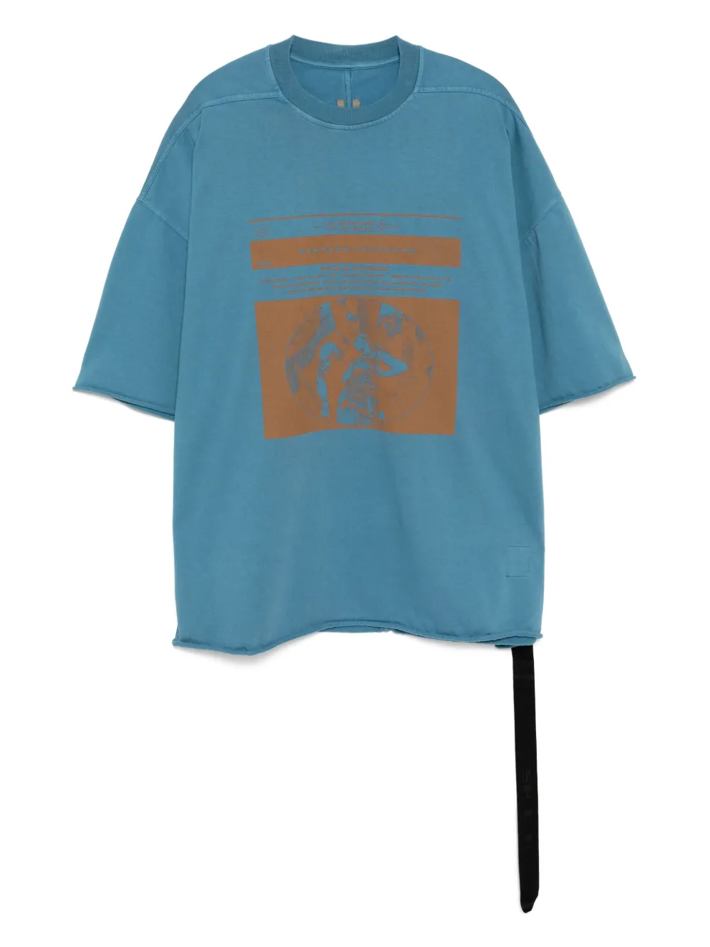 Rick Owens DRKSHDW playera Tommy | azul | Image 1