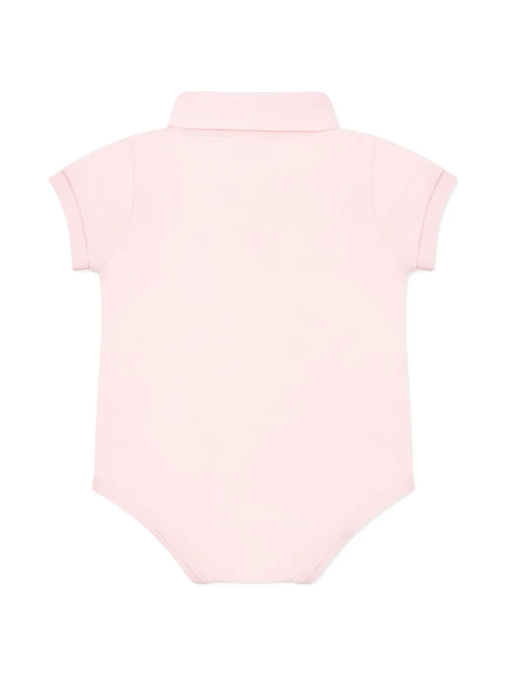 Lacoste Kids logo-appliqué bodysuit - Roze