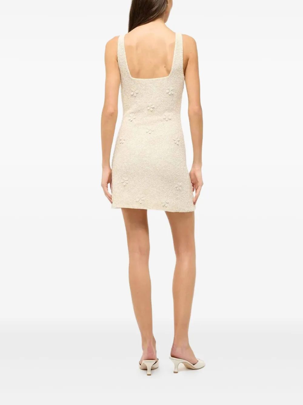 STAUD Le Sable jurk Beige