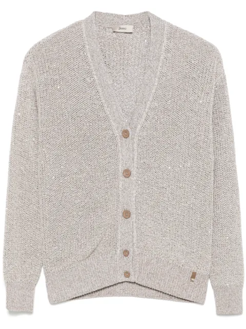 Herno sequin-embellished cardigan 