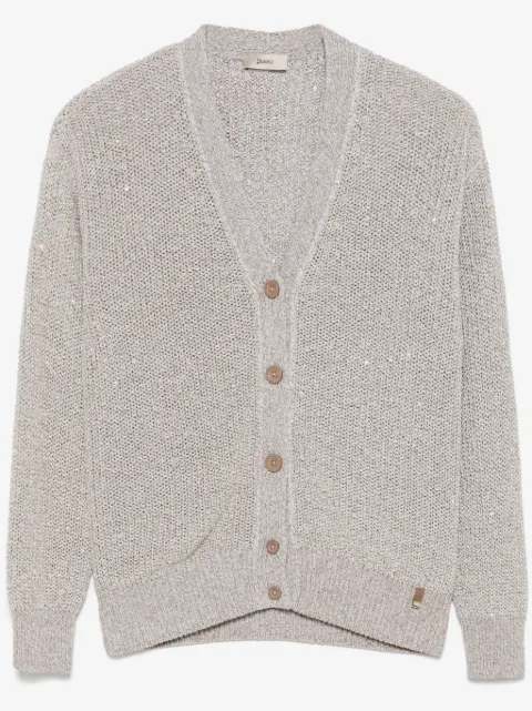 Herno sequin-embellished cardigan