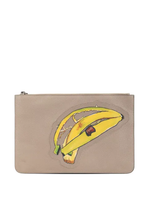 Fendi Pre-Owned bolsa de mano Sue Tilley Leather Banana Zip 2018-2024