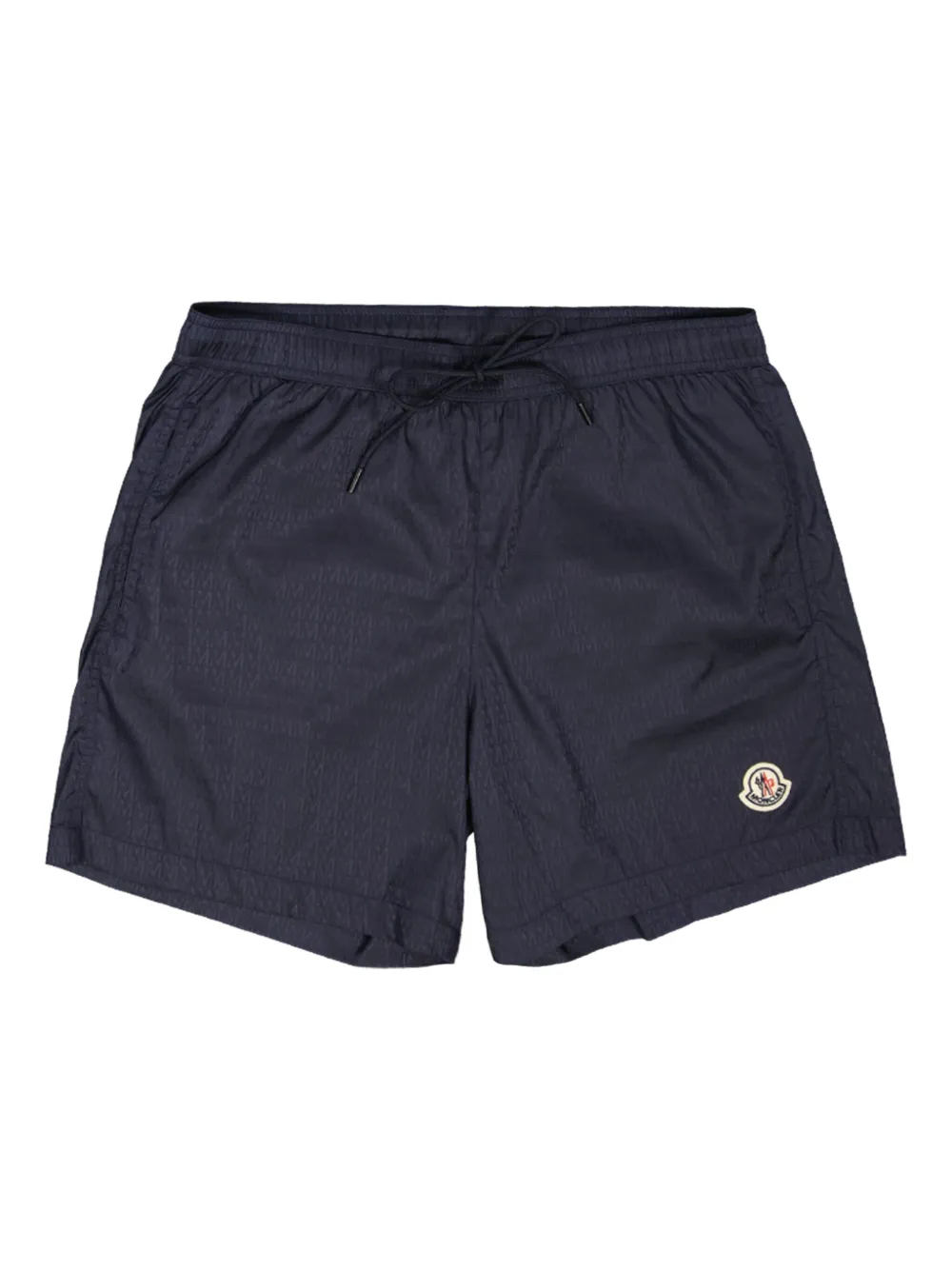 Moncler Zwembroek met monogramprint Blauw