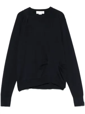 Maison Margiela four-stitch Sweater | Blue | FARFETCH