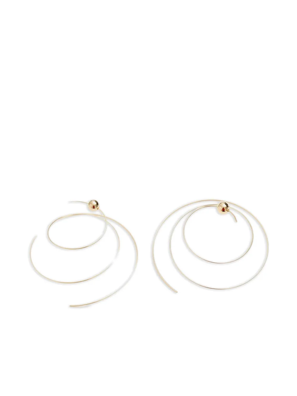 Alaïa spiral hoop earrings | Image 2