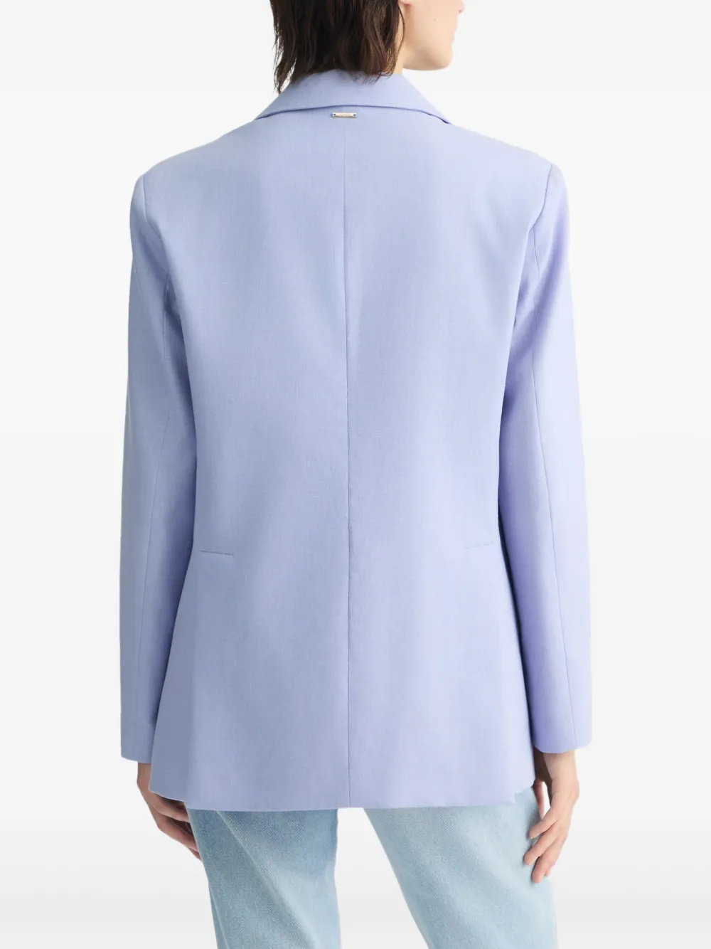 LIU JO Blazer met enkele rij knopen Paars