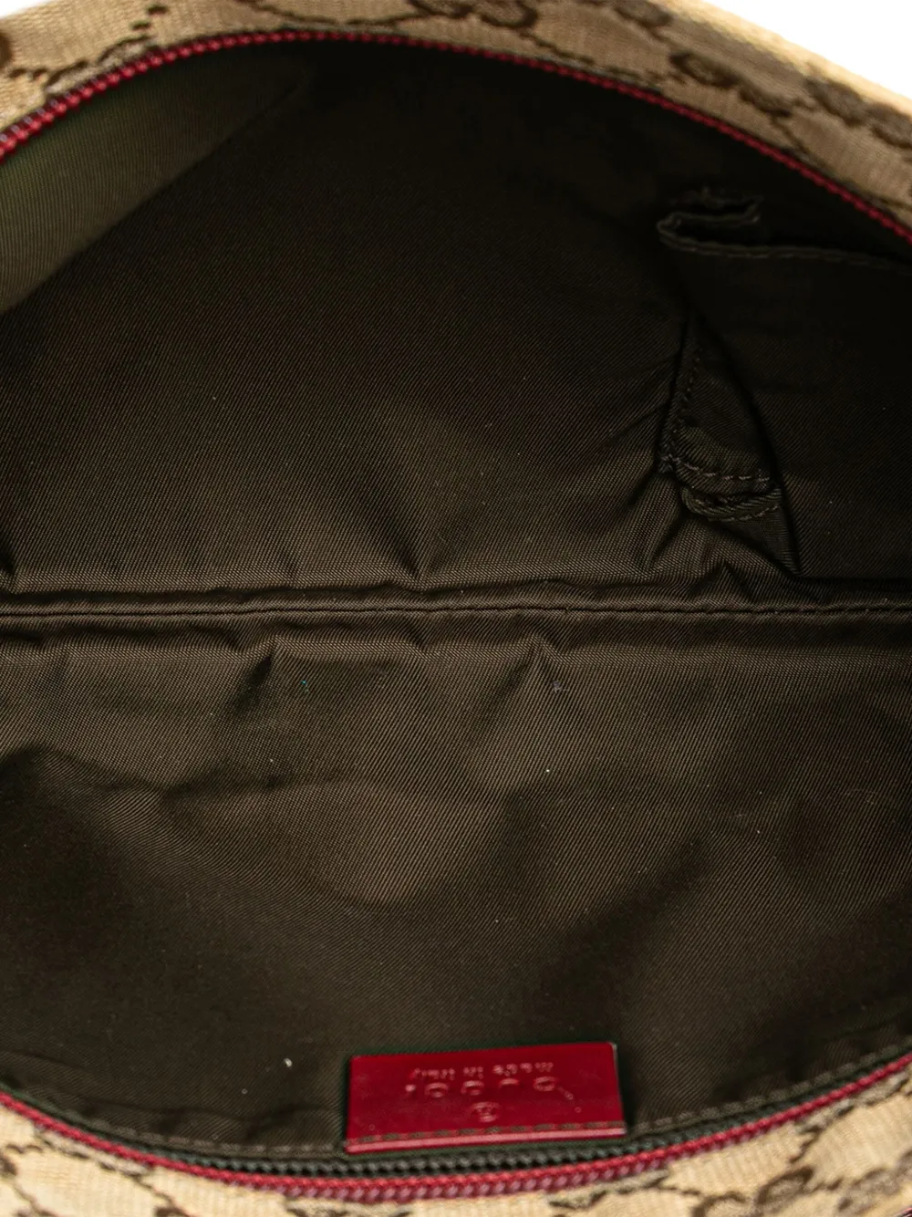 Gucci Pre-Owned Borsa a tracolla in tela GG con decorazione Web 2000-2015 | Pre-owned | Image 4