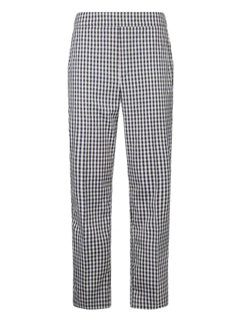 LIU JO check-pattern cropped trousers
