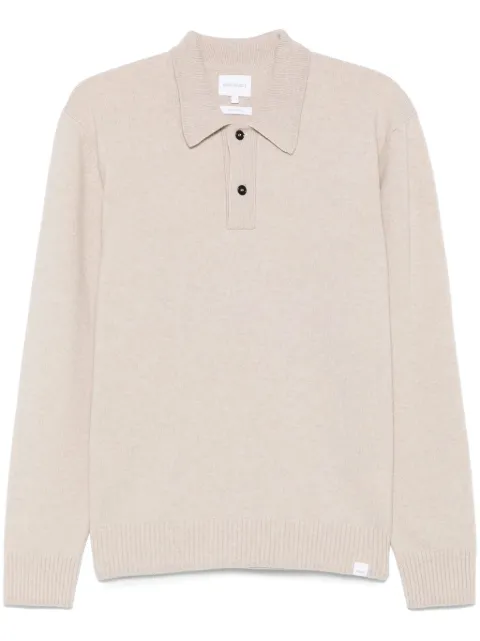 Norse Projects قميص بولو صوف المارينو